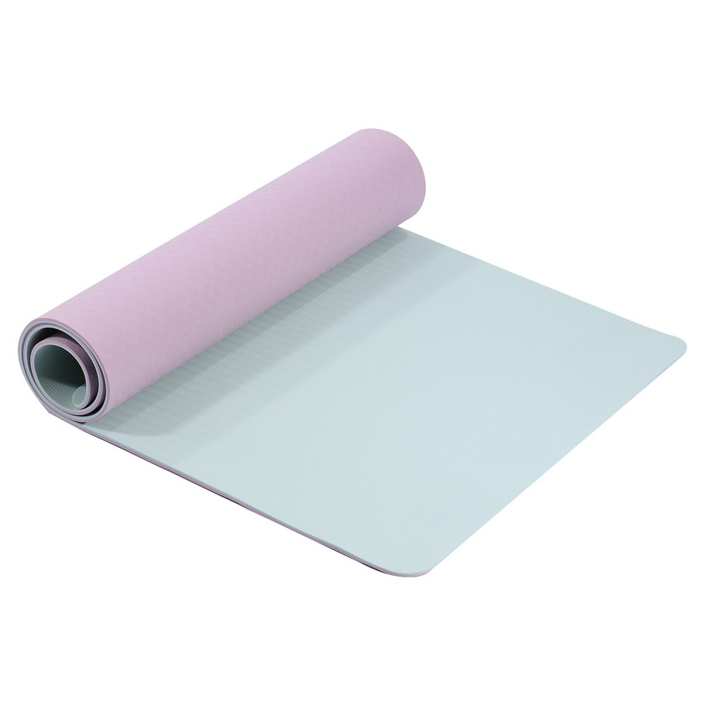 72x32 Inch Non-Slip Yoga Mat 1/4 Thick Green Grey Workout Exercise Mat