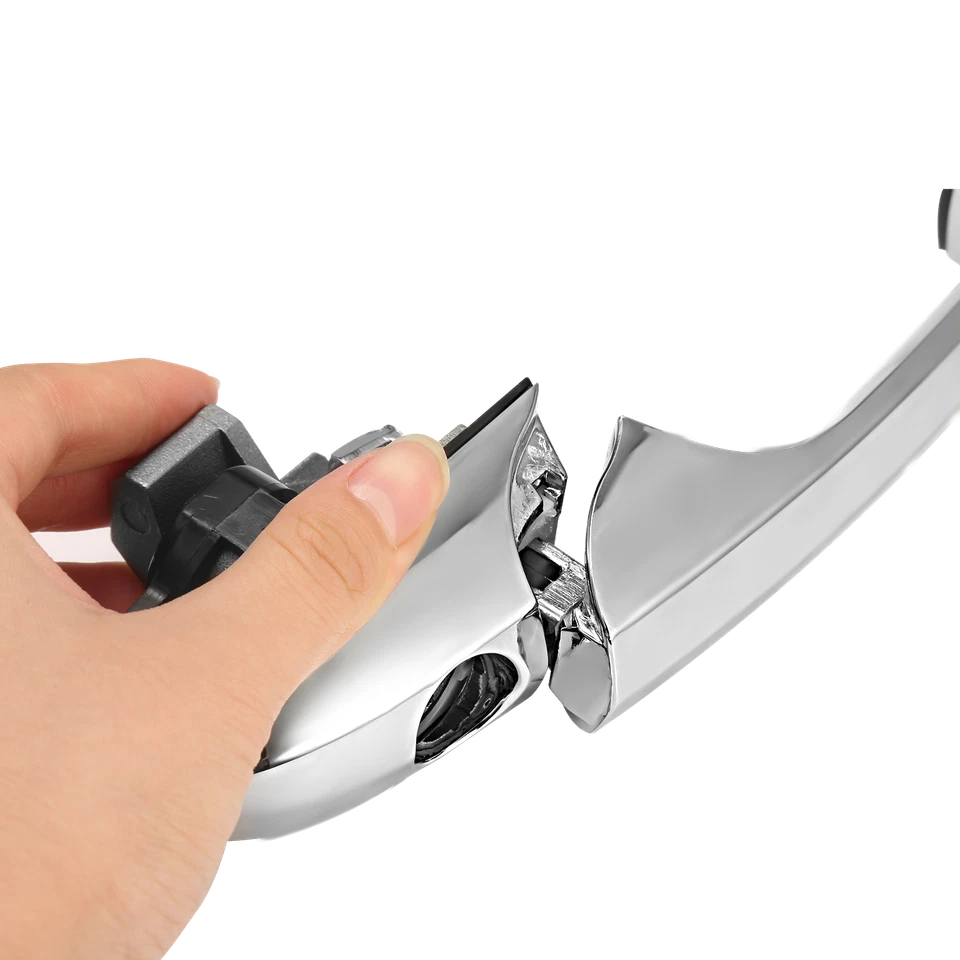 Fit For Fiat 500 Offside Right Driver Side Chrome Outer Door Handle 735592012 Xo - Image 2 of 4