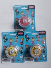 DUNCAN IMPERIAL PEANUTS YO-YO'S CHARLIE BROWN SNOOPY THE GANG LOT 3 NEW 2024