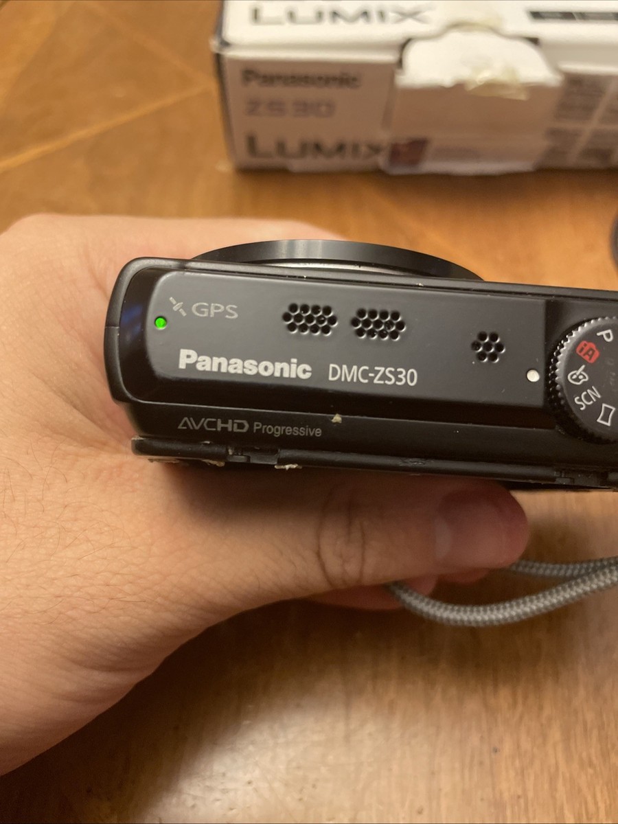 Panasonic Lumix DMC-ZS30 Camera 18.1MP 20x Zoom GPS Wifi w/ 2