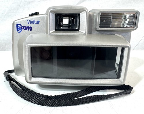 Cámara estéreo Vivitar con cámara 3D con flash incorporado - Probada y funcionando