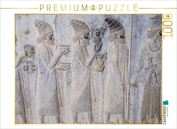 Calvendo Puzzle Relief Of The Procession | 1000 Pieces, Finished Size 25.2 × 18.-image