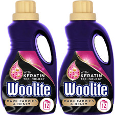 Woolite Laundry Detergent - Dark Fabrics & Denim - 750ml - Pack of 2 10.66 per litre