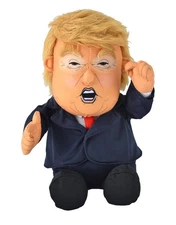 Pull My Finger Farting Donald Trump Plush Figure Doll -With Animated Hair-10.
