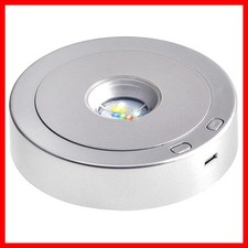 Rotating LED Display Base Colorful Light Crystal Display Base Stand,Suitable ...