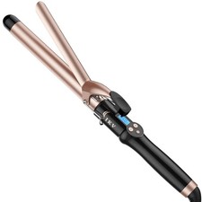 1 Inch Extra Long Barrel Curling Iron, Ceramic Tourmaline Curling Wand Professio