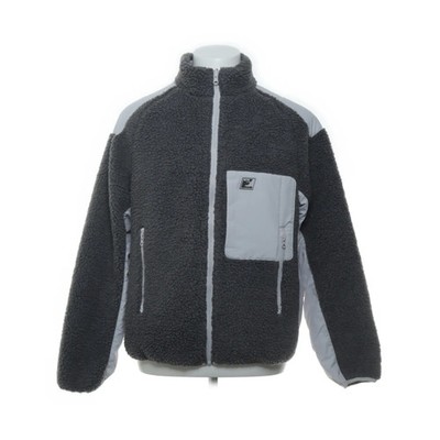 Iets Frans, Fleecejacke, Herren, Größe: M, Grau/Weiß, Polyester, Sonstiges #1Jr