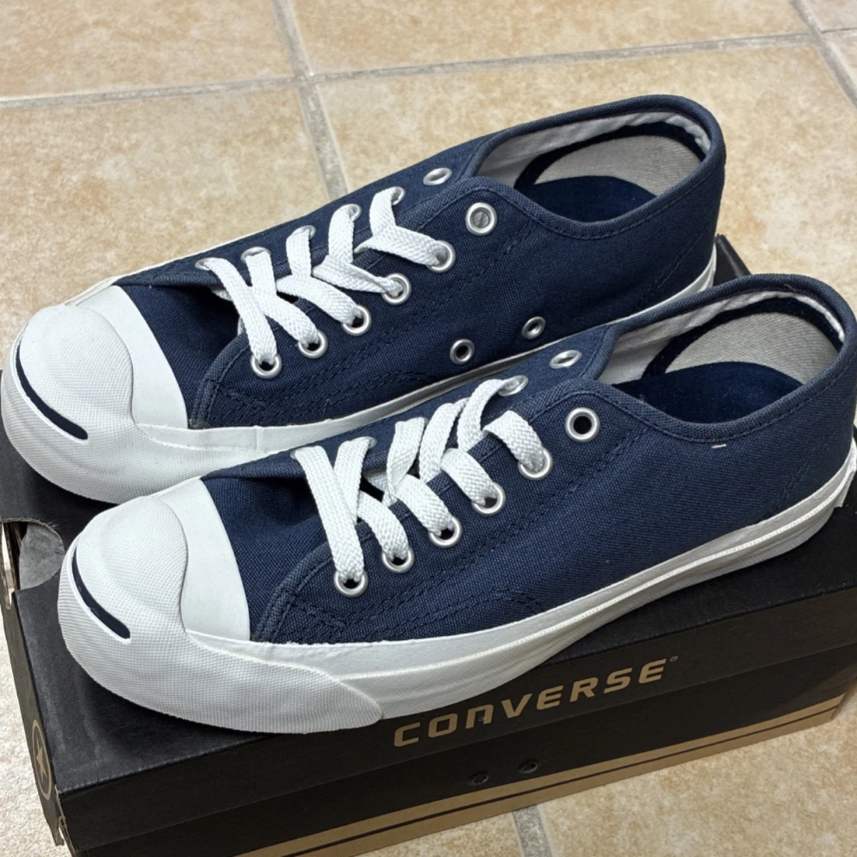 Converse Jack Purcell Blue Athletic Shoes for Women for sale | eBay