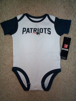 (2025-2026) New England Patriots INFANT BABY NEWBORN Jersey Shirt 6-9M M Months
