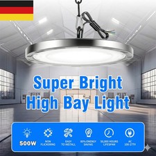 500W UFO LED Hallenbeleuchtung Deckenstrahler Werkstattleuchte Industrielampe