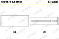Glyco Kurbelwellenlager H1065/5 0.50Mm Passend FüR Nissan Renault