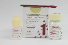 GC Gold Label Fuji 1 Mini Luting Cement Glass Ionomer for Metal Crowns Bridges