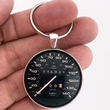 Vintage VW Golf GTI 140 MPH Speedometer Gauge 1.2" Diameter Keychain