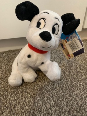 101 Dalmatiner s Lucky Puppy Hund weiches Plüschtier Disney Film POSHPAWS ETIKETT 