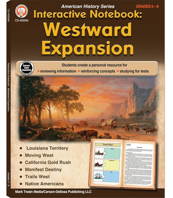 Mark Twain Westward Expansion Interactive Notebook, Social Studies for Grades 5 