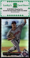2017 Bowman Draft #BDC-182 Nick Raquet Chrome Refractor 1st Bowman Rookie