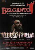 Luciano Pavarotti - Belcanto, All Cities 2016 | Konzertplakat | Poster