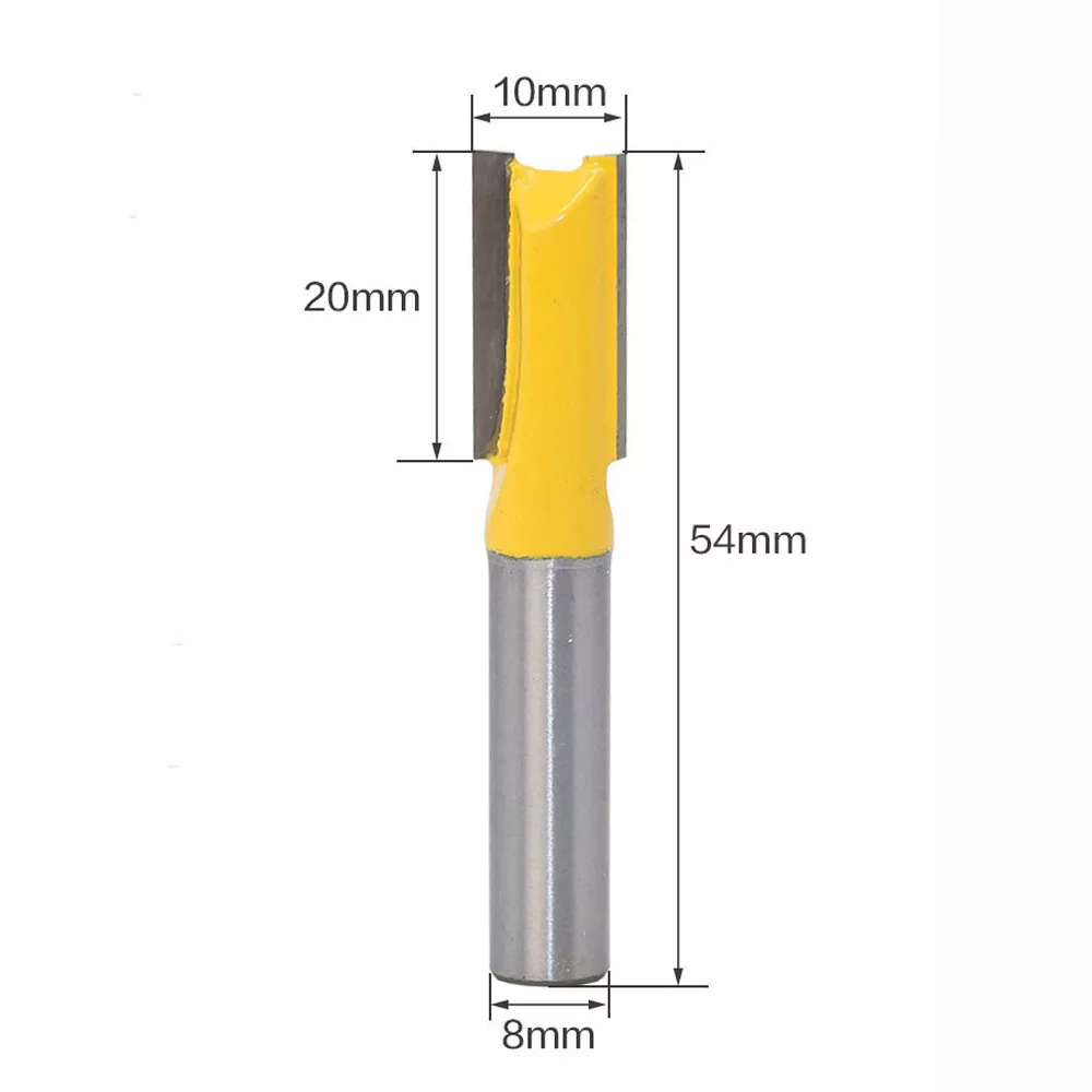 8mm shank straight router bit online