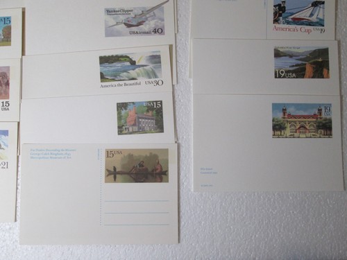 Prepaid  Postcards Unused All Different 25 cards 15 19 Cent & More - Picture 3 of 7