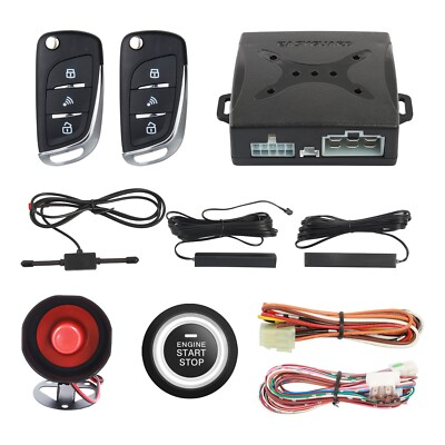 #ad EASYGUARD Pke Auto Start Keyless Entry Car Alarm remote engine start DC12V $65.90