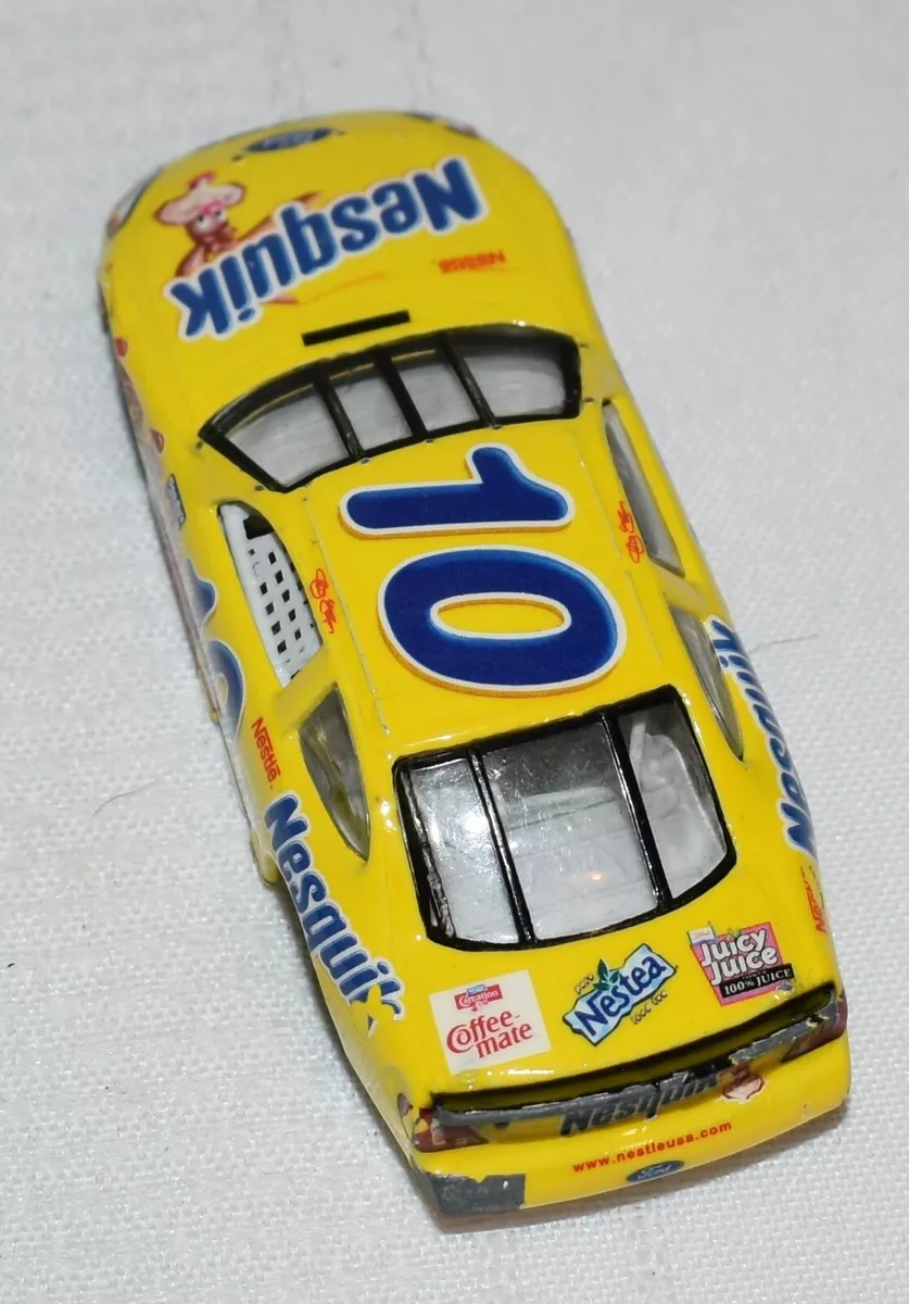 1999 Hot Wheels Ford Nesquik #10 Race Car, Made in Thailand