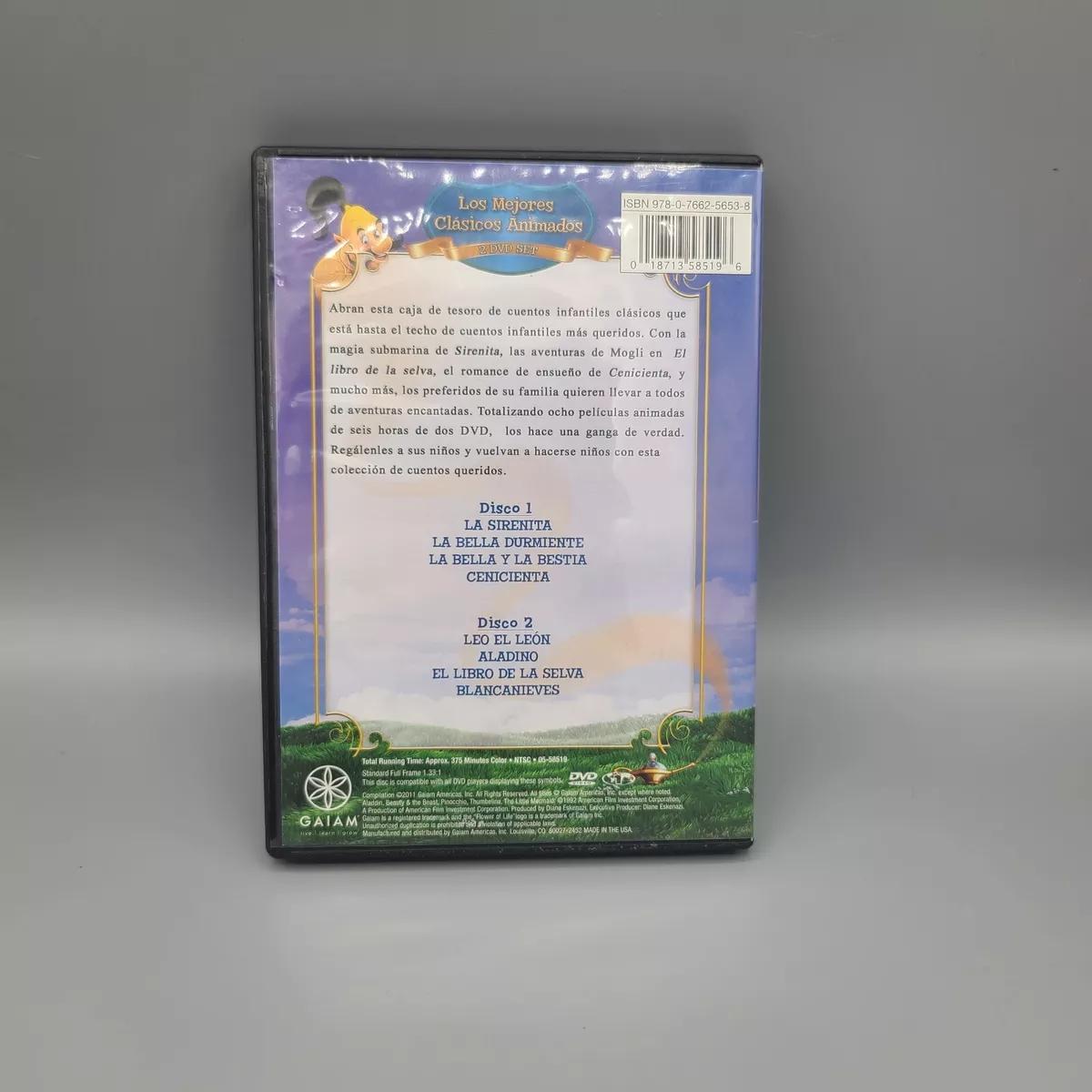 Los Mejores Clásicos Animados (The Best of Animated Classics) Spanish Audio  DVD