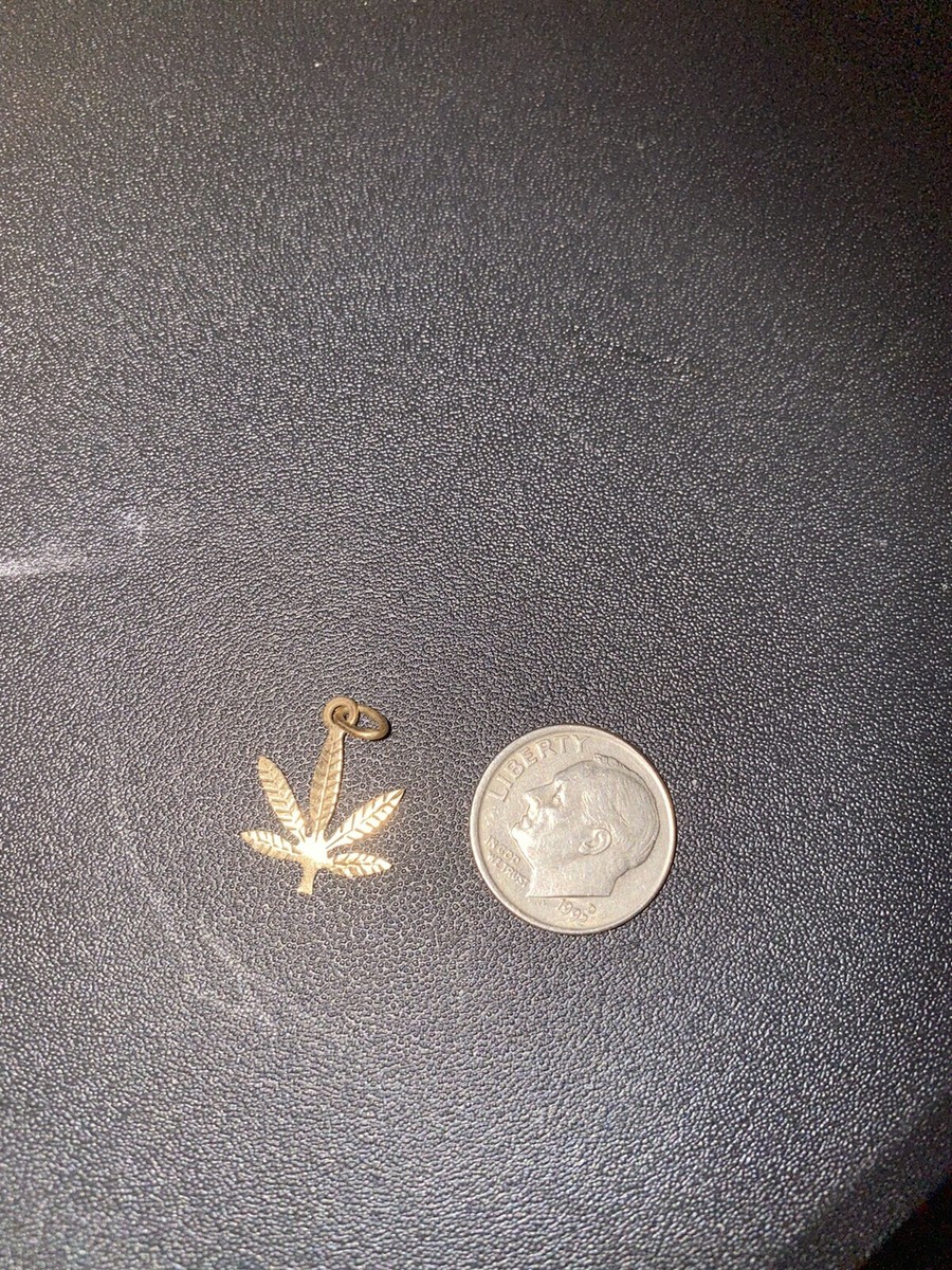 14k Pot Leaf