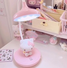 KT cat lamp, Kawaii lamp, pink, off and on touch