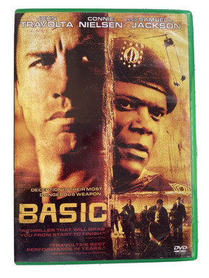 Basic (DVD, 2003, Special Edition) Travolta Jackson Ribisi Connick  Non-Rental
