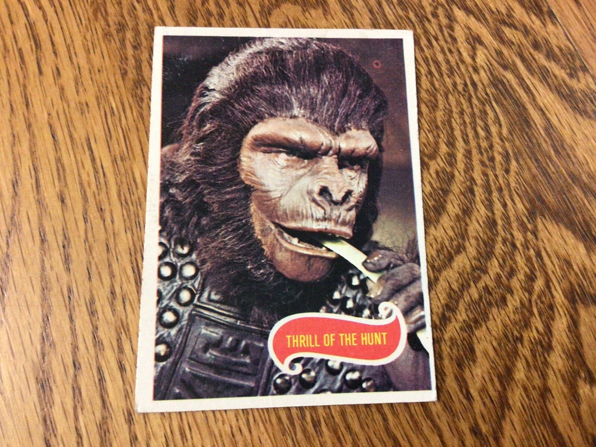 Vintage Plant Of The Apes Trading Card #16 thrill of the hunt