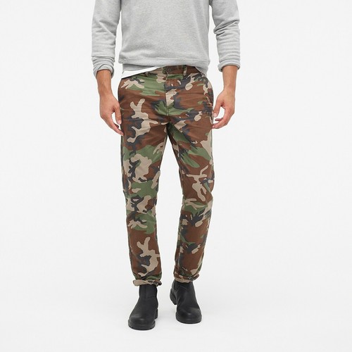Camouflage Broken-in Chino Khaki Pants 