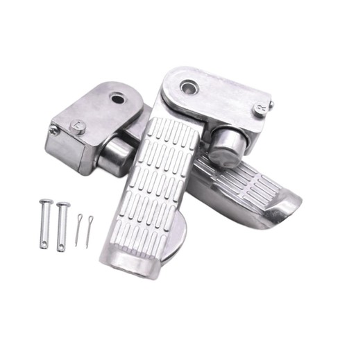 Universal Motorbike Footrest Foot Peg Accessory for E-bike Scooter Folding - Picture 1 of 6