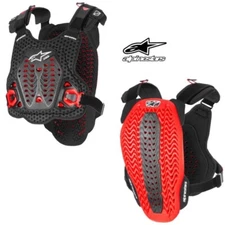 Alpinestars A-5 Plasma Chest Protector  Black/Red/White Jacket