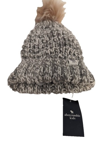 Abercrombie Fitch Red & Yellow Striped Knitted Beanie  display picture 3