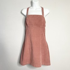 URBAN OUTFITTERS Women’s Corduroy Racerback Pinafore Dress