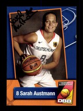 Sarah Austmann Autogrammkarte Basketball Nationalmannschaft 2013-14 + A 145259