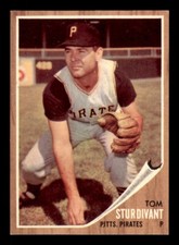 1962 Topps Baseball #179 Tom Sturdivant NM/MT *e1 (Green Tint)