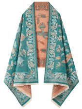 Scarf for Women Pashmina Shawl Wrap for Evening Dress Gift for Women Green