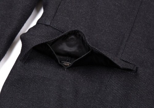 Y's for men Wool Flap Pocket Design Jacket Size M(K-120156) - Picture 8 of 12