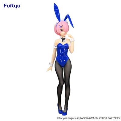 Re Zero Ram BiCute Bunnies Figure Blue ver FuRyu | eBay