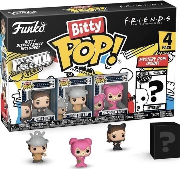 7024787 Merchandising Friends: Funko Pop! Bitty POP 4 Pack - Monica As Catwoman