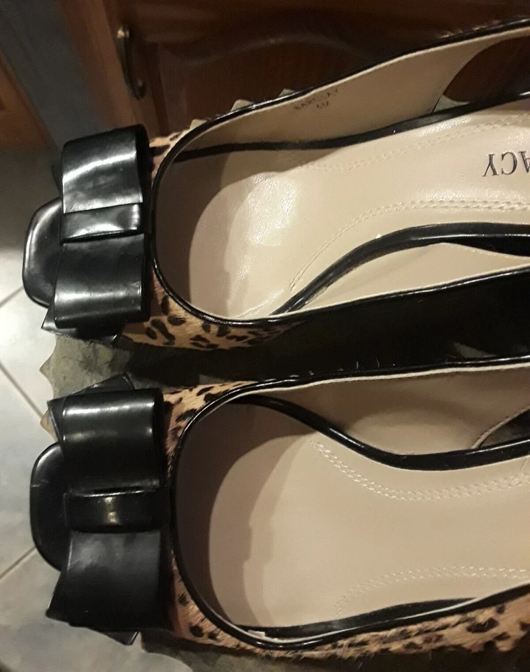 Женские туфли на танкетке с анималистическим принтом Ellen Tracy Barclay размер 6 М - Изображение 3 из 4