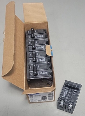 (5) EATON BR220 Circuit Breakers 20 AMP 2 Pole Type BR *NEW IN BOX* FREE SHIP