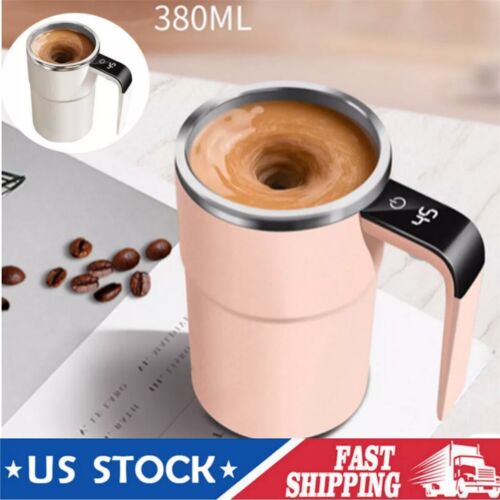 Automatic Magnetic Electric Self Stirring Mug Cup Mixing Coffee Milk Beer Tea