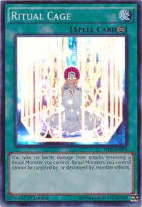 Ritual Cage - THSF-EN055 - Super Rare - 1st Edition x3 - Near Mint
