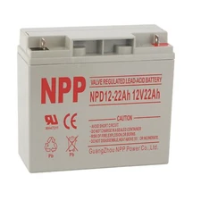 NPD12-22Ah 12V 22Ah Deep Cycle SLA Sealed Lead Acid Rechargeable Battery