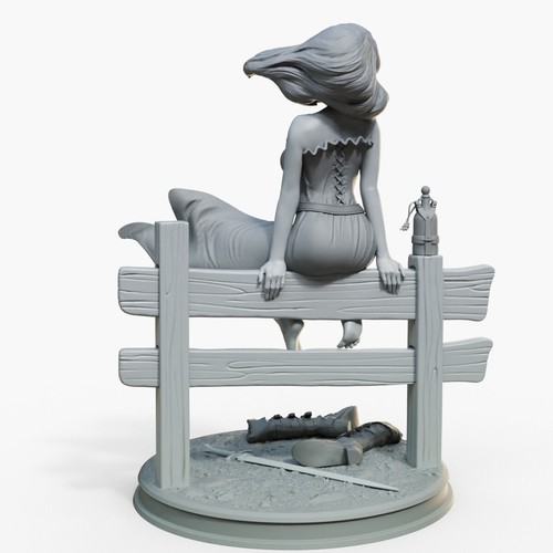 Serenya by Female Miniatures | D&D | DnD | Print on Demand | Pinup | Exotic - Picture 8 of 17