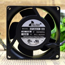 1 PCS  FULLTECH Fan UF-80A11 BWH AC 115V 12/9W 8CM 8038 2 WIRE 