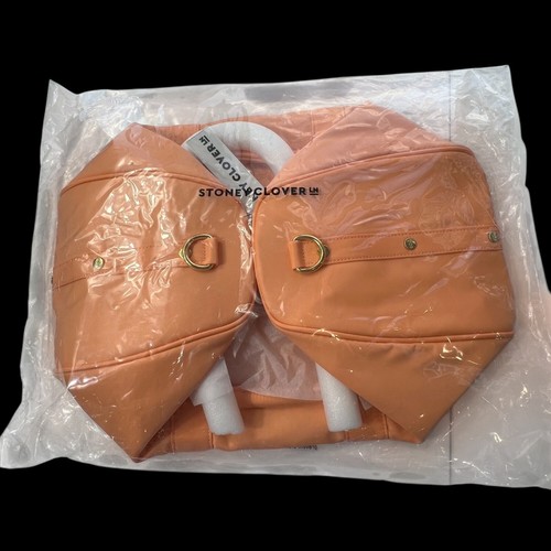 Stoney Clover Lane Classic Mini Duffle Bag Peach Gold Hardware - Picture 9 of 13