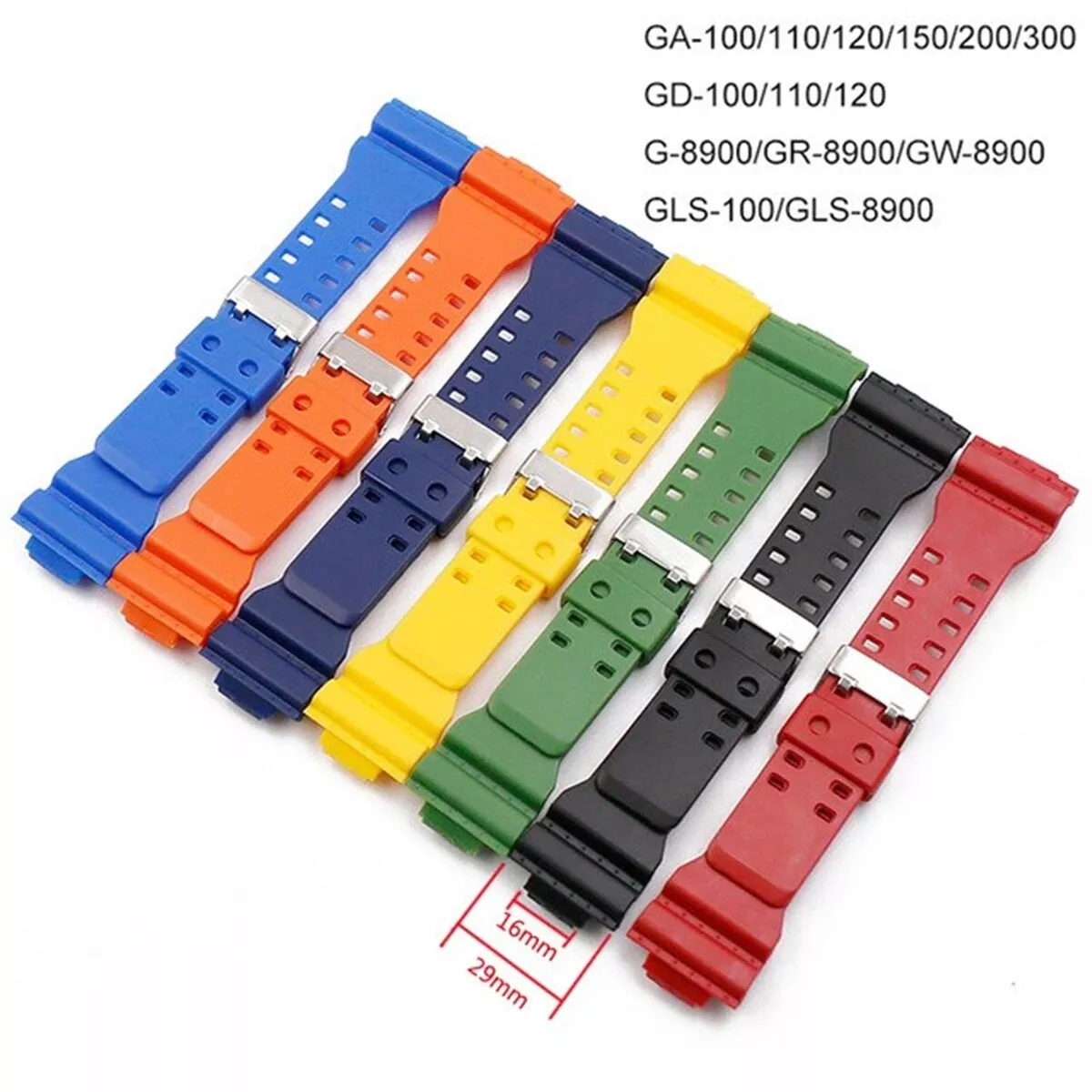 vase kompleksitet læder Strap for Casio G-SHOCK Watch Accessories Men&#039;s Watch Strap Suitable  Watch Band | eBay